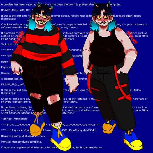 two drawings of benry from HLVRAI